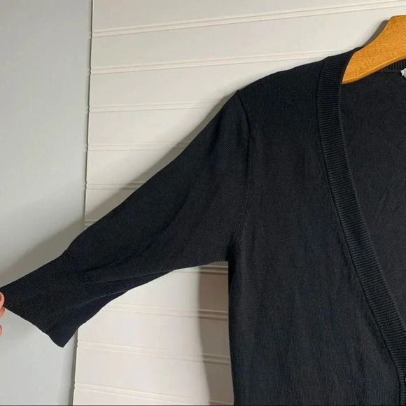 Trina Turk V Neck Half Sleeve Cardigan Sweater - Picture 2 of 8